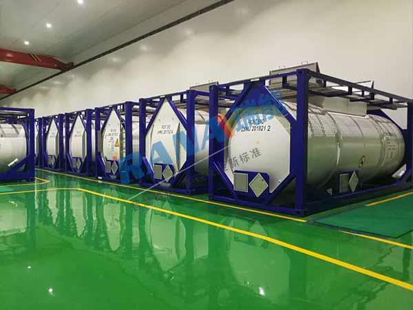 Movable ISO Tank Carbon Steel Tank Lined PTFE Sheet
