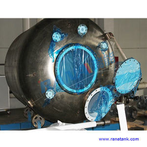 Supply Teflon Coated Steel Tank For Storing Electronics Grade Sulfuric Acid
